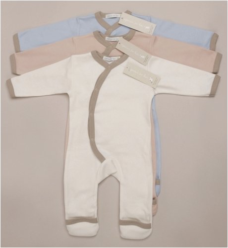 Childrens Toyshop  Toys : ORGANIC DAY/SLEEPSUIT - IVORY