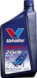 Valvoline VV444 NMMA (BIA) TC-W3 Certified 2-Cycle Injector Oil, Pack of Twelve 1 Quart Bottles
