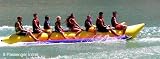 Aqua Sports PVC-8-INLINE 8 Passenger 21 Feet In-line Seats Island Hopper Commercial Banana Water Sled