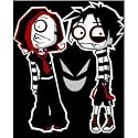 Gothic Cartoon Hooded Sweatshirt, Gothic Hoodies