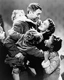 JAMES STEWART AS GEORGE BAILEY, DONNA REED AS MARY HATCH BAILEY FROM IT S A WONDERFUL LIFE - Licensed Photo - Professional Photographic Print - Picture SIZE 10x8 (25x20cm)