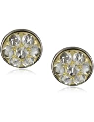 Alberian & Aulde "Morning Star" White Topaz Seven Moons Stud Earrings