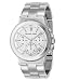 Michael Kors #MK5221 Women's Silver Tone Oversize Chronograph Watch