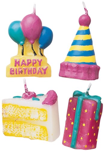 Wilton Party Theme Candles Image