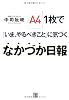 A4  1枚で「いま、やるべきこと」に気づく なかづか日報