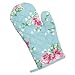 English Rose Bloom wipe clean Apron + Oven Glove Set