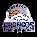 Glossy NFL Team Pin - Denver Broncos