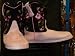 KICKERS COWBOY BOOT SLIPPERS TETWP WOMENS PINK EXTRA LARGE