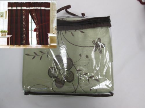 Luxury Curtain Set 60" 84"/18" High Quality Color: Sage