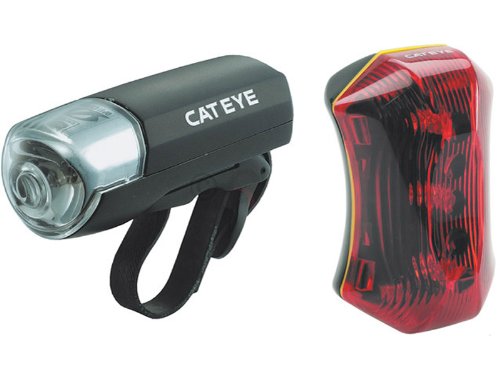 Buy Cateye HL-EL120 and TL-LD170 LED Bicycle Headlight and Tail Light Combination by Cateye