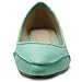 Ollio Women's Shoe Ballet Pointed Toe Pastel Low Flat