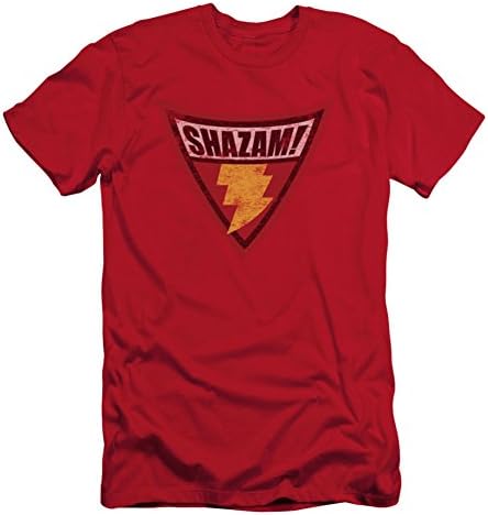 Batman DC Comics Shazam Shield Adult T-Shirt Tee