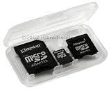 Kingston 1GB microSD Memory Card with Dual Adapter miniSD and SD Card Adapter SDC/1GB-2ADP