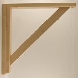Corbel for Countertops and Shelves - Maple Straight Model 14 - Unfinished