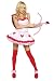 Sexy Valentine Naughty Cupid Dress Costume Theme Party Outfit Roma Small/Medium, As Shown