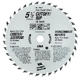 Size/6-1/2"/36T Cut-Off/Rip Blade