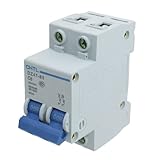 uxcell　ミニチュアサーキットブレーカー　サーキットブレーカ　過負荷防止装置　AC　240V/415V　定格電流6A　2極