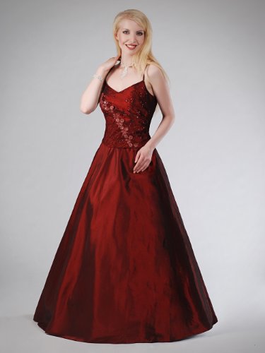 Envie/Paris – 1020 TANJA-2 Abendkleid Ballkleid 1-teilig in Weinrot Gr.42 / 154cm Reviews