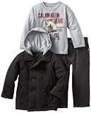 Calvin Klein Boys 2-7 Tee And Jean Fleece Peacoat