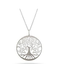 Sterling Silver Filigree Design Tree of Life Pendant