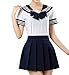 Chinatera Cosplay Sailor Uniform Costume Outfit + Mini Skirt