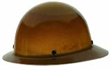 MSA Tan Skullgard Hard Hat with Staz-On Suspension and Full Brim 454664