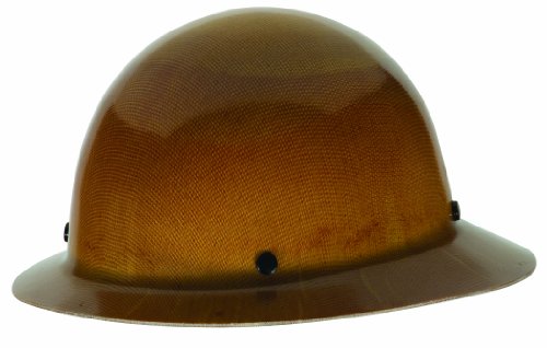 MSA Tan Skullgard Hard Hat Staz-On Suspension