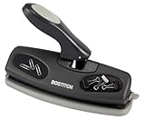 IMAGE OF Stanley Bostitch 2 to 7-Hole Adjustable Hole Punch with Swivel Handle, 25 Sheet Capacity, Black (HPK7-ADJ)