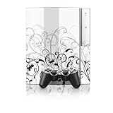 W&B Fleur Design Protector Skin Decal Sticker for PS3 Playstation 3 Body Console