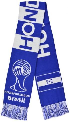 2014 World Cup Honduras Super Fans Football Jacquard Scarf - Multi