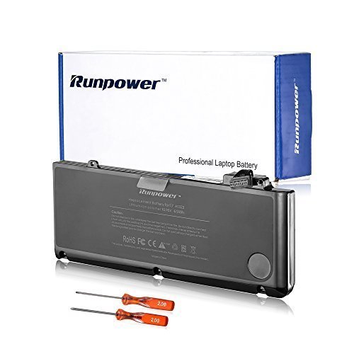 Runpower New Laptop Battery for Apple A1322 A1278 (Mid 2009, Mid 2010, Early 2011, Late 2011, Mid 2012 Version) Unibody MacBook Pro 13 inch, MD101LL/A MC374LL/A MB990LL/A MB991LL/A MC700LL/A + Two Free Screwdrivers - 18 Months Warranty [Li-Polymer 6-