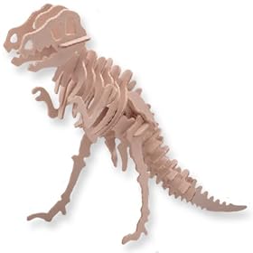 3-D Wooden Puzzle - Tyrannosaurus -Affordable Gift for your Little One! Item #DPUZ-1008