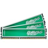 Crucial BL3KIT25664TG1608 PC1600 6GB Arbeitsspeicher (DDR3, Crucial Ballistix CL8, Tracer, 3x 2GB Kit, green) Retail