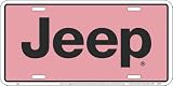 Jeep Pink License Plate