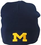 Men`s Michigan Wolverines Cuffless Knit Cap