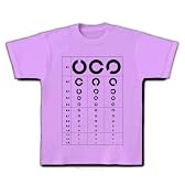 視力検査Tシャツ Tシャツ(ラベンダー) M