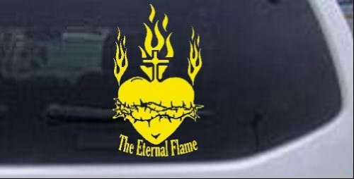  cyber Monday Sacred Eternal Christian Window StickerB00BR0ZPJS