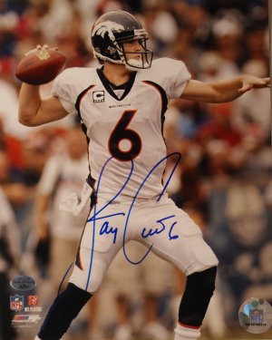 Jay Cutler signed Denver Broncos 8x10 Photo
