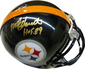 Mel Blount signed Pittsburgh Steelers Mini Helmet HOF 89