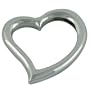 Sterling Silver Fancy Heart Pendants