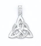 14K WG CELTIC PEND - GH17089