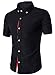 Generic Mens Non Iron Casual Short Sleeve Summer Dress Shirt