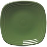 Fiesta 7-3/8-Inch Square Salad Plate, Shamrock