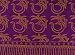 Batik Sarong - OM Symbol, Free Wood Bead Stretch Necklace