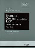 Modern Constitutional Law: Cases and Notes, 9th Edition, 2009 Supplement (American Casebook)