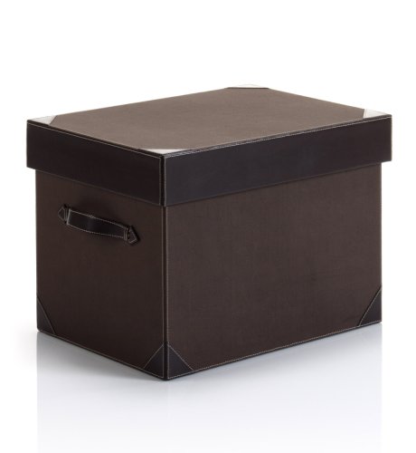 Canvas & Bonded Leather Storage Chest