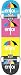Enjoi CMYK Full Complete Skateboard (Multi, 7.6-Inch)