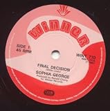 FINAL DECISION 7 INCH (7" 45) UK WINNER 1987
