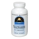 Source Naturals Niacinamide Vit B-3 1500mg, 100 tablets (Pack of 3)