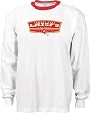Kansas City Chiefs White Bloc Party Long Sleeve Ringer T-Shirt